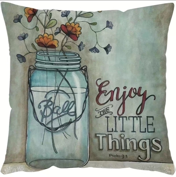 unbranded Other - New Enjoy the little things home decor accent pillow case